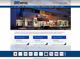 DGC Capital Contracting Corp. website design by dzine it