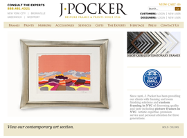 J Pocker website design by dzine it