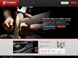 SongSilo website design by dzine it